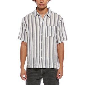 Sovereign Code Mens  Stripe Shirt, Black